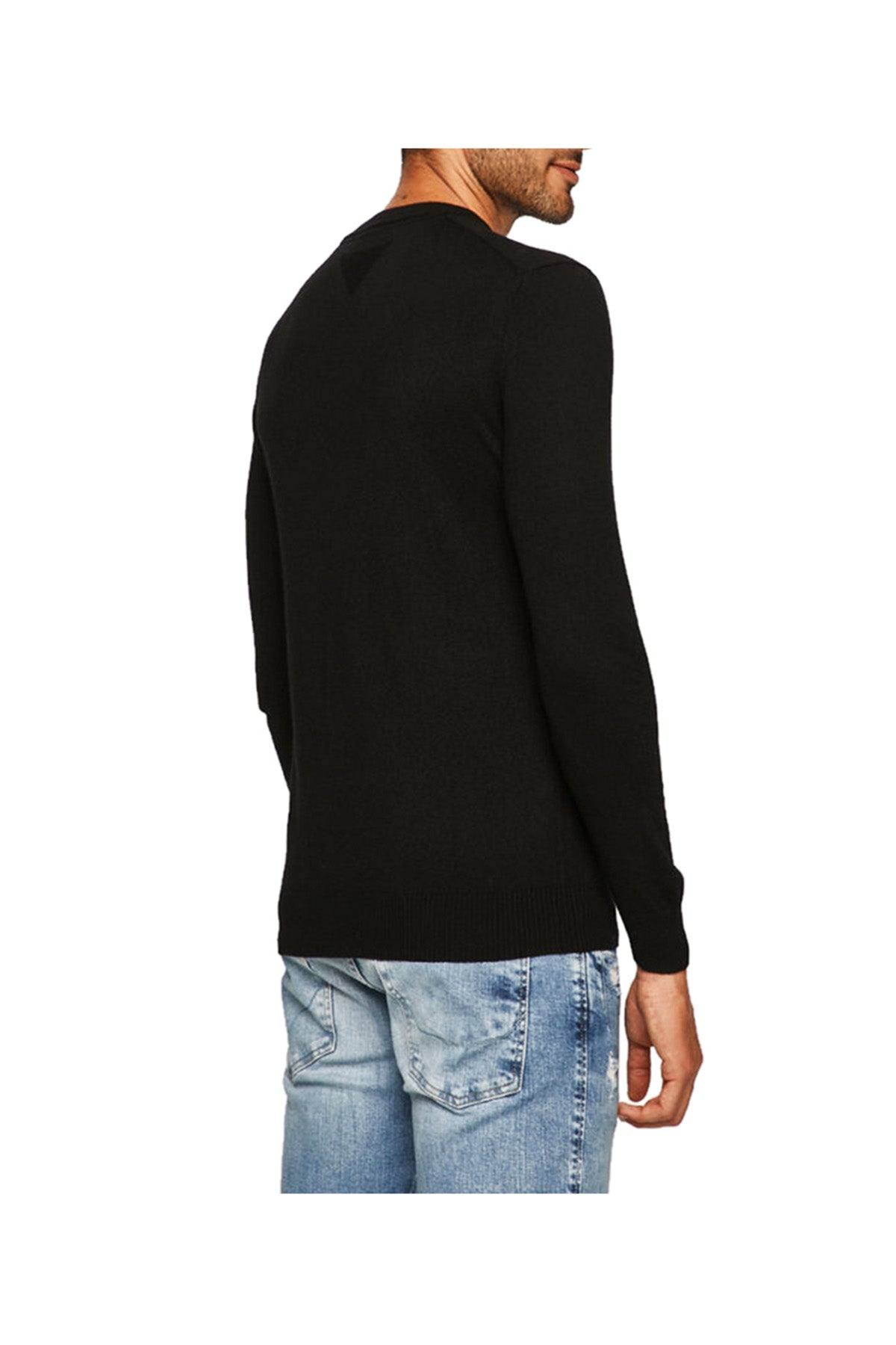 GUESS 2 USCITA Maglione Con Logo Nero JETBLACK