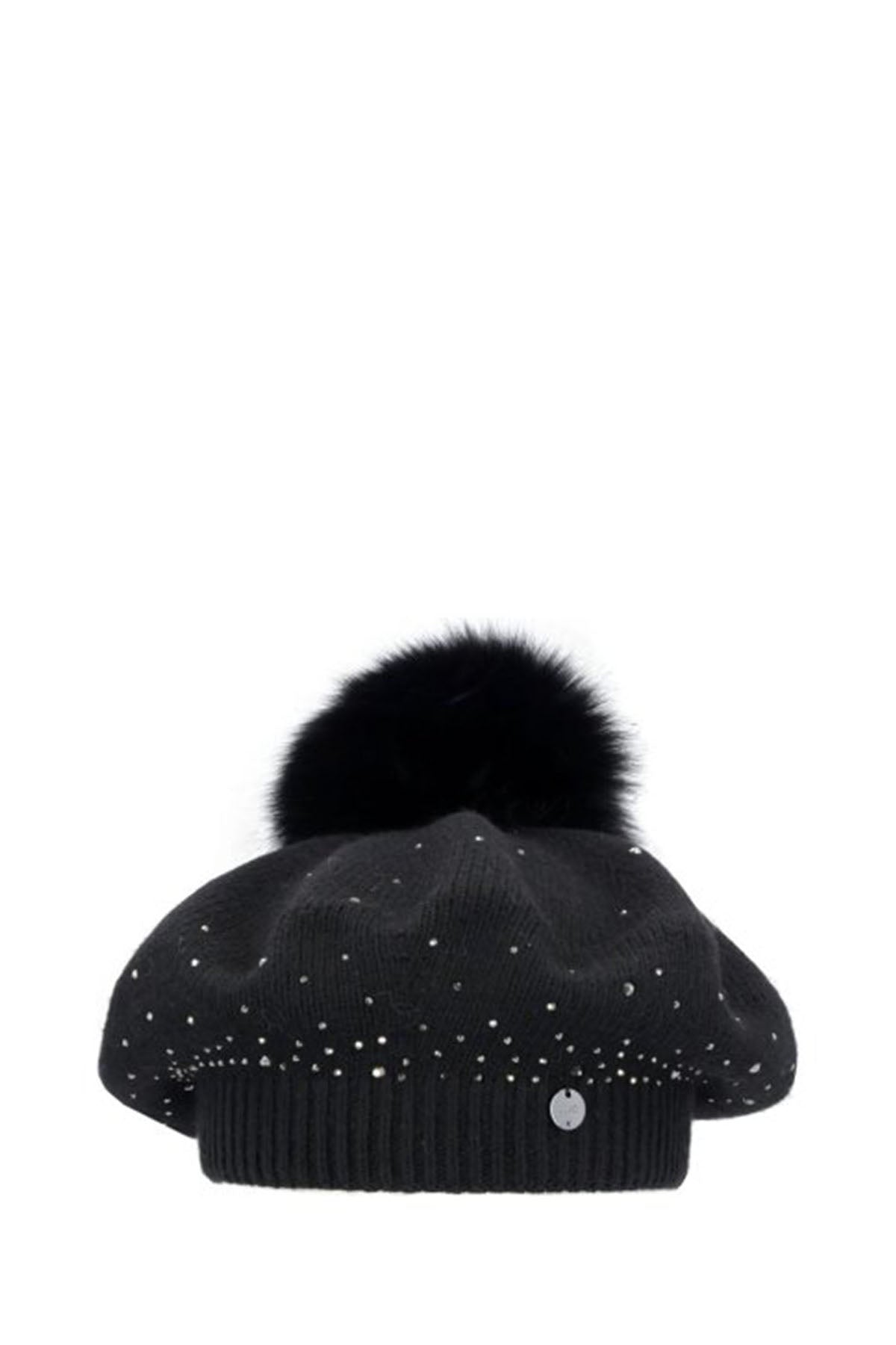 LIU JO SOFT1 Cappello Pon Pon Nero Nero