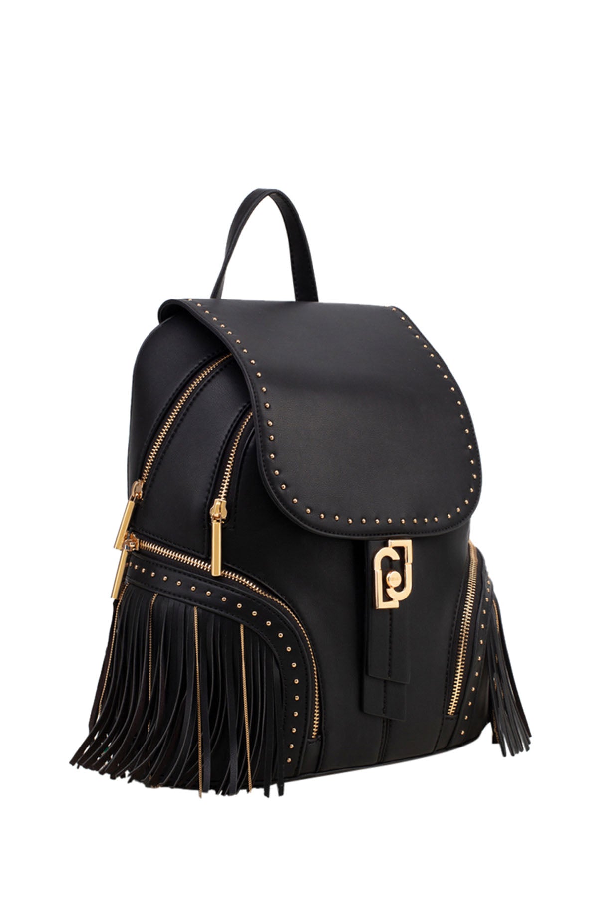 LIUJO ACCESSORI1 Zaino Con Frange Nero Nero