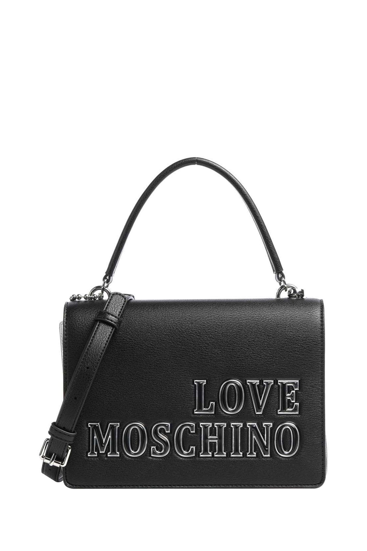 MOSCHINO COLLECTION Borsa Con Logo Nero Nero