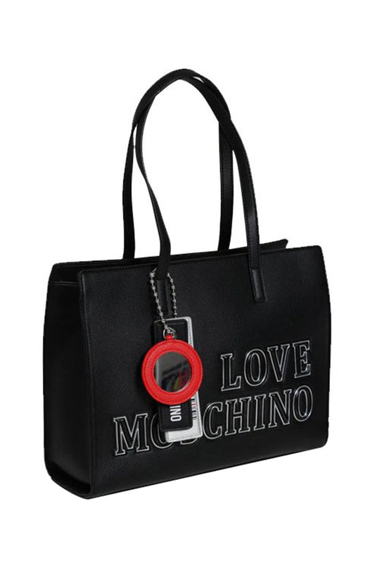 MOSCHINO COLLECTION Borsa Con Logo Nero Nero