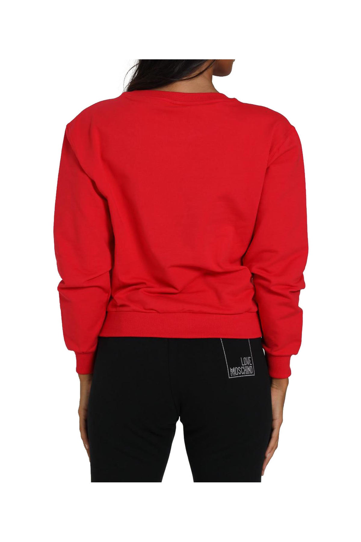 MOSCHINO UNDERWEAR Felpa Con Logo Rosso Rosso