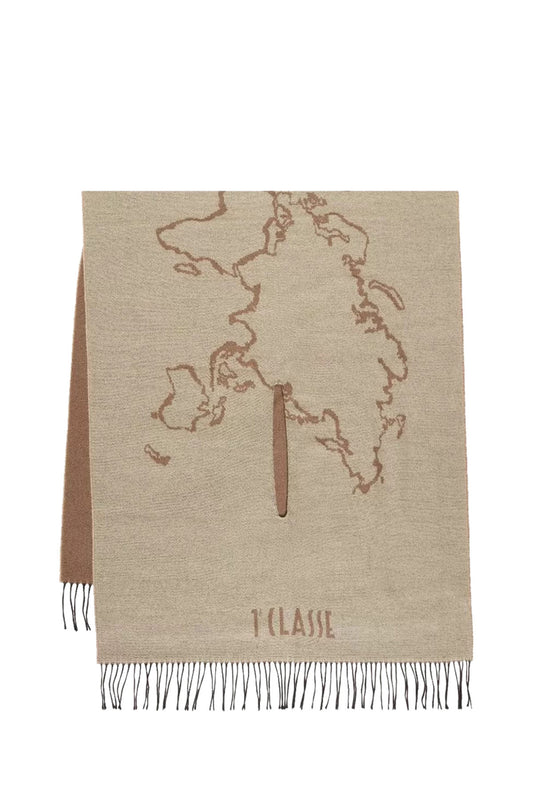 PRIMA CLASSE Sciarpa Stampa Geo Beige Beige