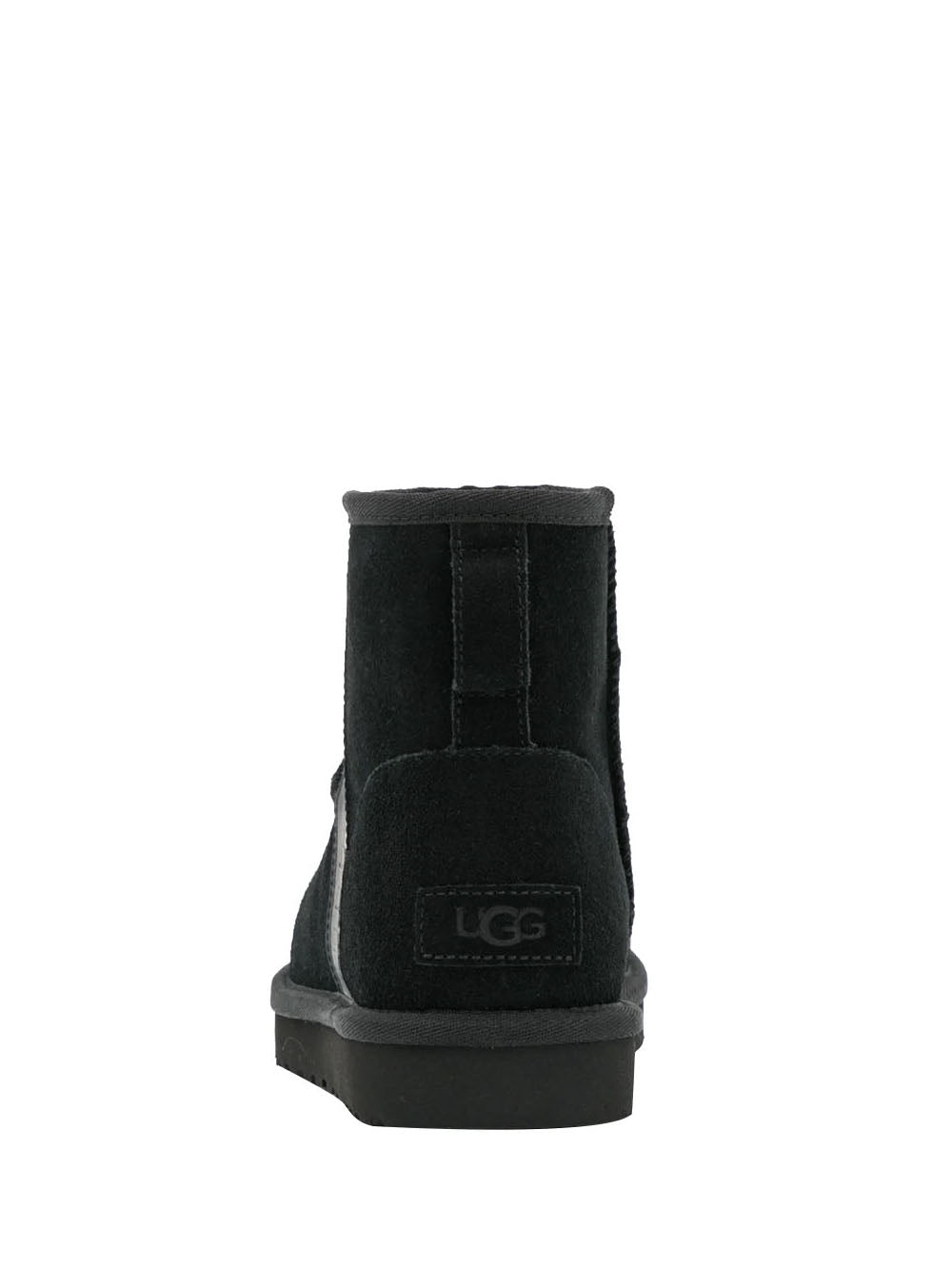 UGG Eskimo Donna in pelle con fodera in lana Nero