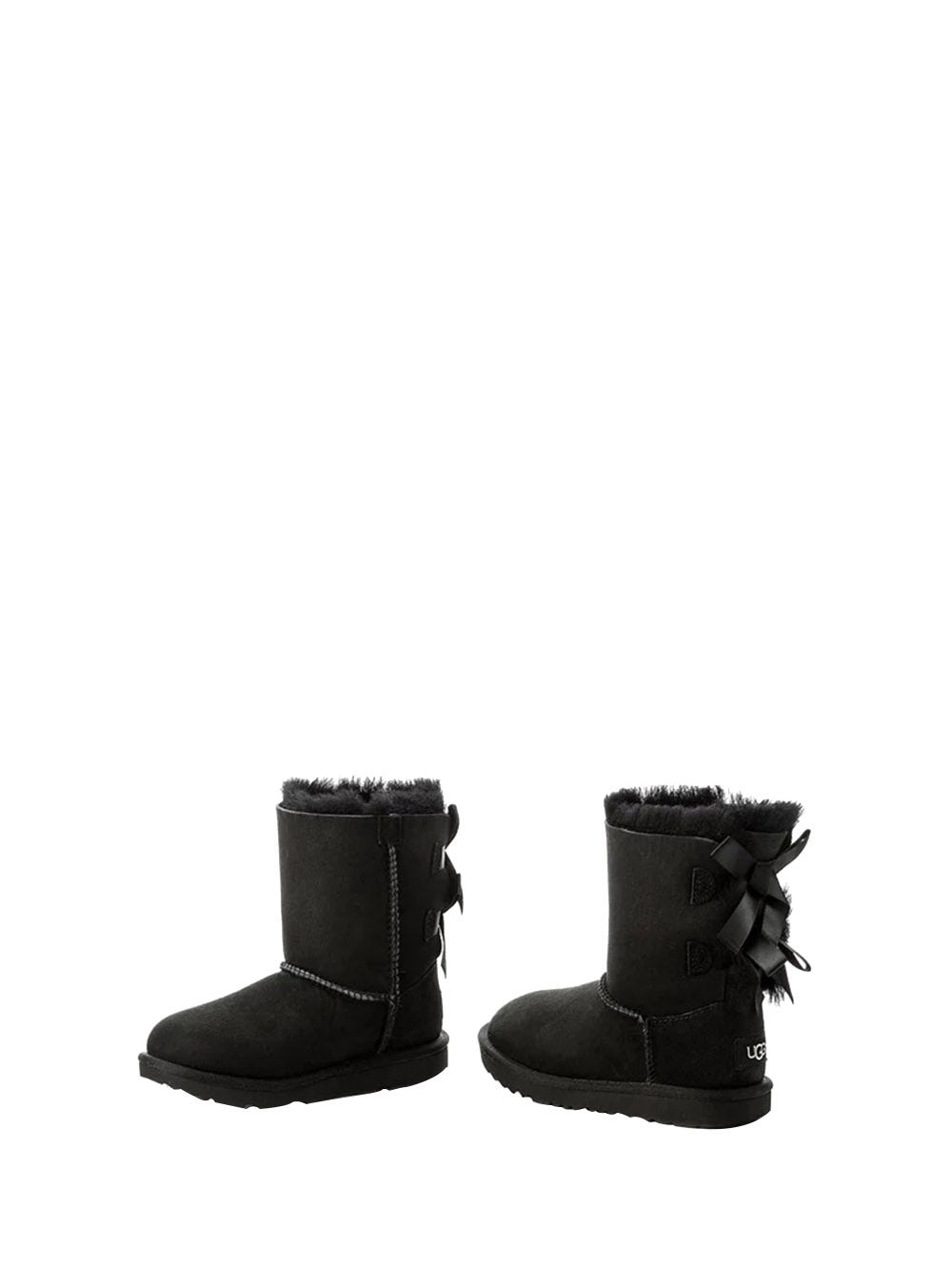 UGG Stivale Bambina con fiocchi Nero