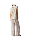Calvin Klein Pantalone Donna Beige/bianco - Beige