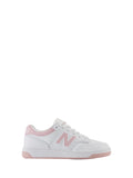 New Balance 480 Sneakers Bimbo Bianco/rosa - Bianco