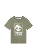 TIMBERLAND Timberland T-Shirt Bambino Verde Verde