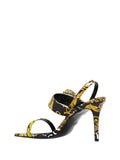 VERSACE JEANS COUTURE Versace Jeans Sandalo con Tacco Donna Nero/oro - Multicolore Nero/oro
