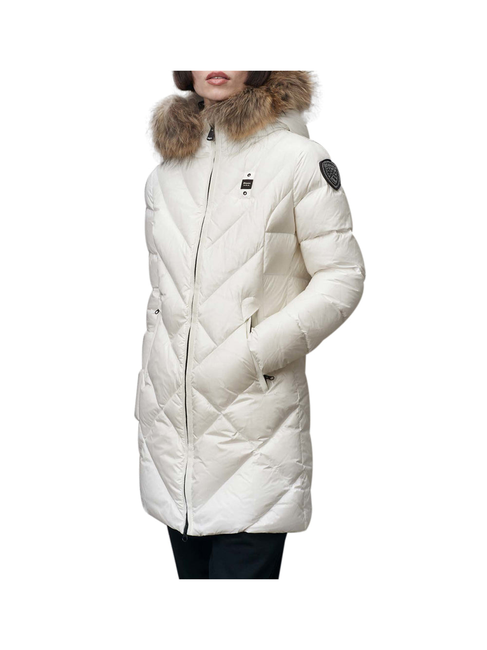BLAUER Blauer Giubbotto Donna Bianco Bianco