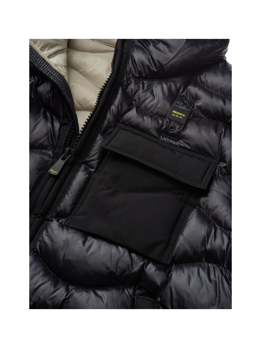 BLAUER Blauer Giubbotto Uomo Nero Nero