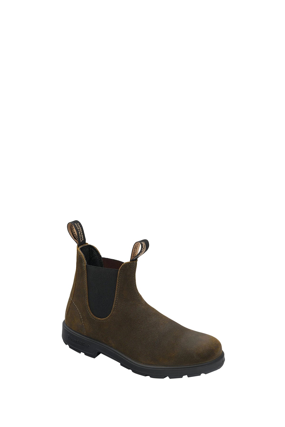 BLUNDSTONE Bikers Chelsea In Pelle Scamosciata Olive/Nero OLIVA