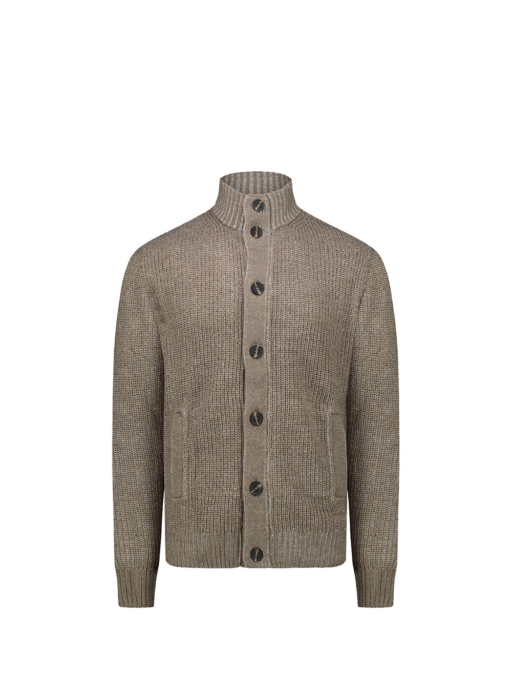 BRIAN BROME Brian Brome Cardigan Uomo Corda - Beige Corda