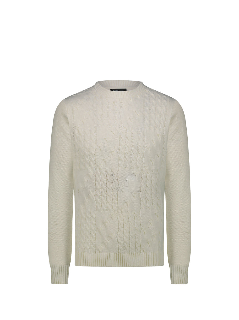 BRIAN BROME Brian Brome Maglia Uomo Panna - Bianco Panna
