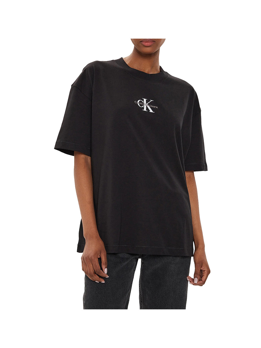 CALVIN2 1USCITA Calvin Klein T-Shirt Donna Nero Nero