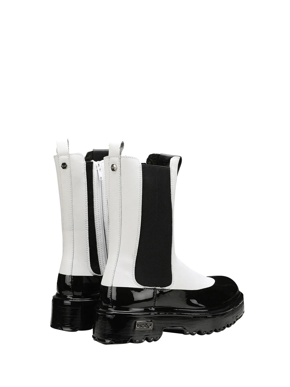 CULT STOCK Cult Biker Donna Bianco/nero - Bianco Bianco/nero