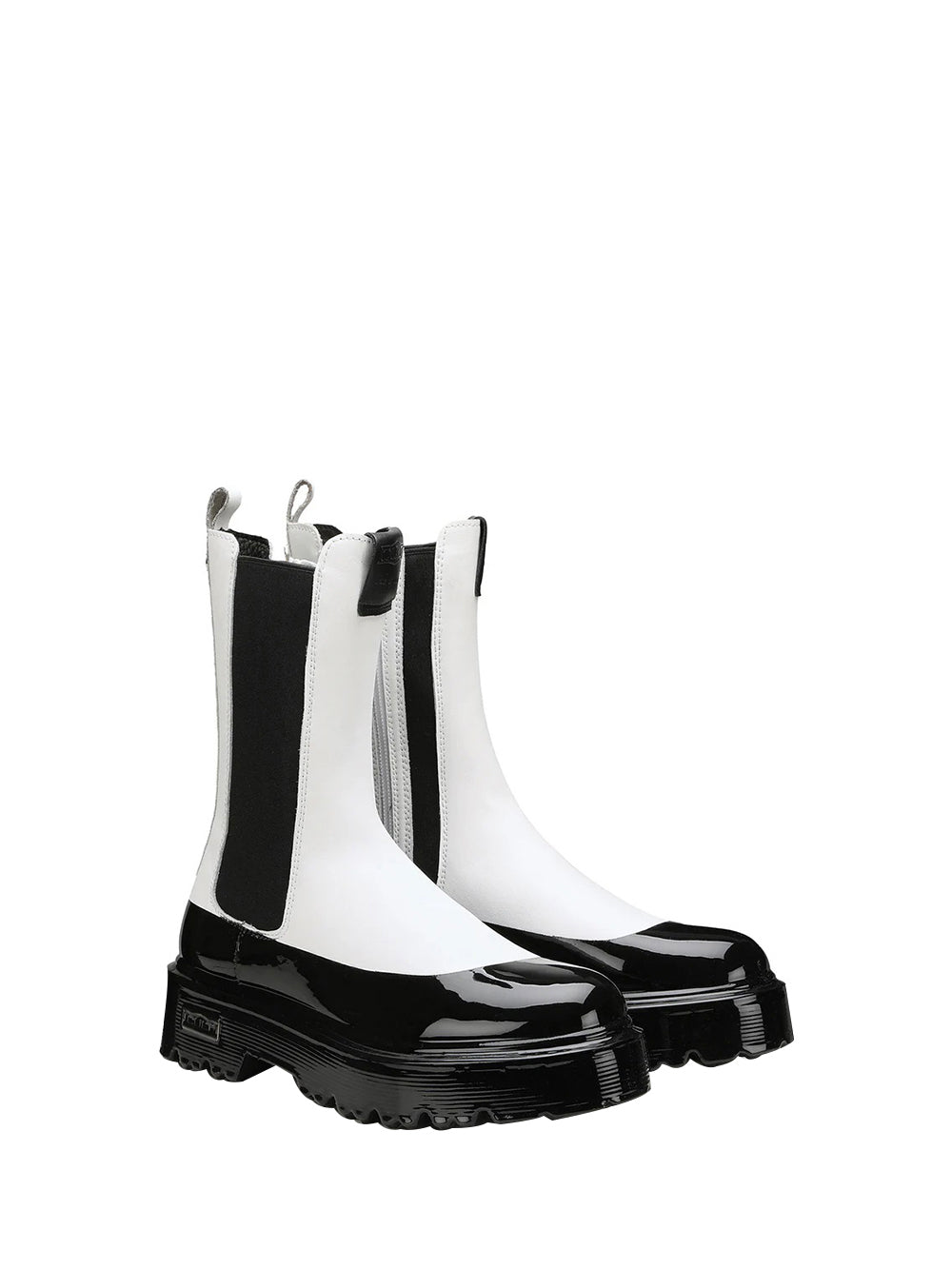 CULT STOCK Cult Biker Donna Bianco/nero - Bianco Bianco/nero