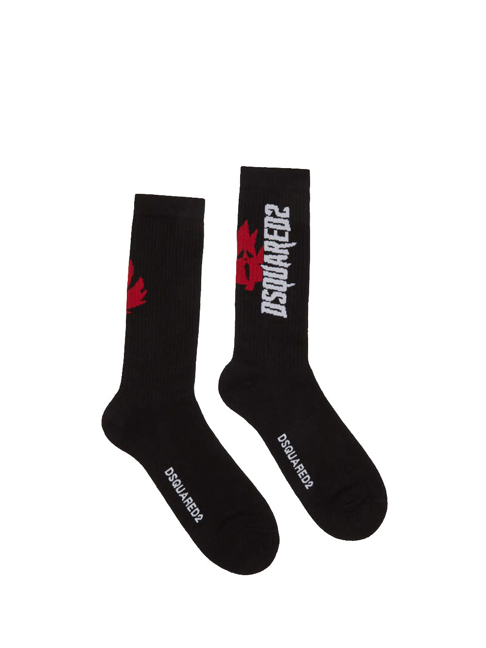 DSQUARED CALZE Dsquared Calzini Uomo Nero/bianco - Nero Nero/bianco