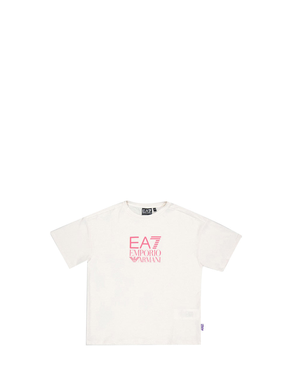 EA7 Ea7 T-Shirt Bambina Bianco Bianco