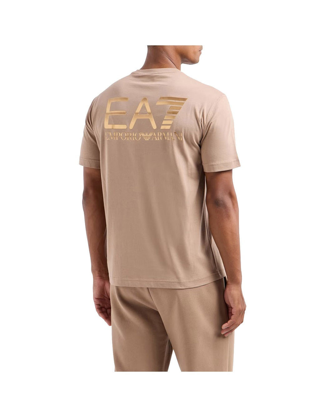 EA7 Ea7 T-Shirt Uomo Beige Beige