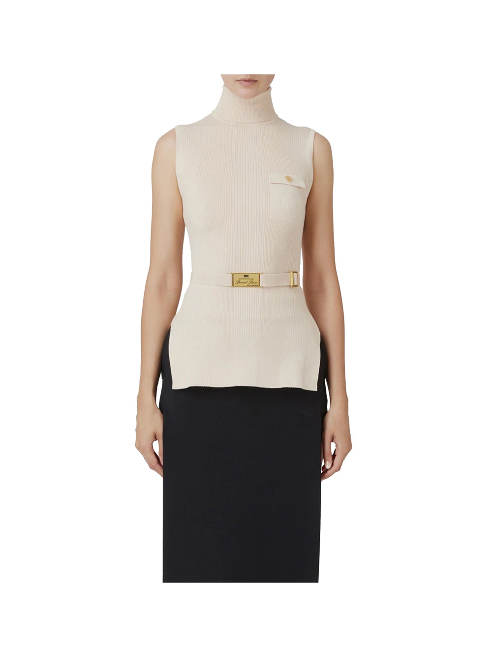 ELISABETTA FRANCHI 1USCITA Elisabetta Franchi Maglia Donna Avorio Avorio