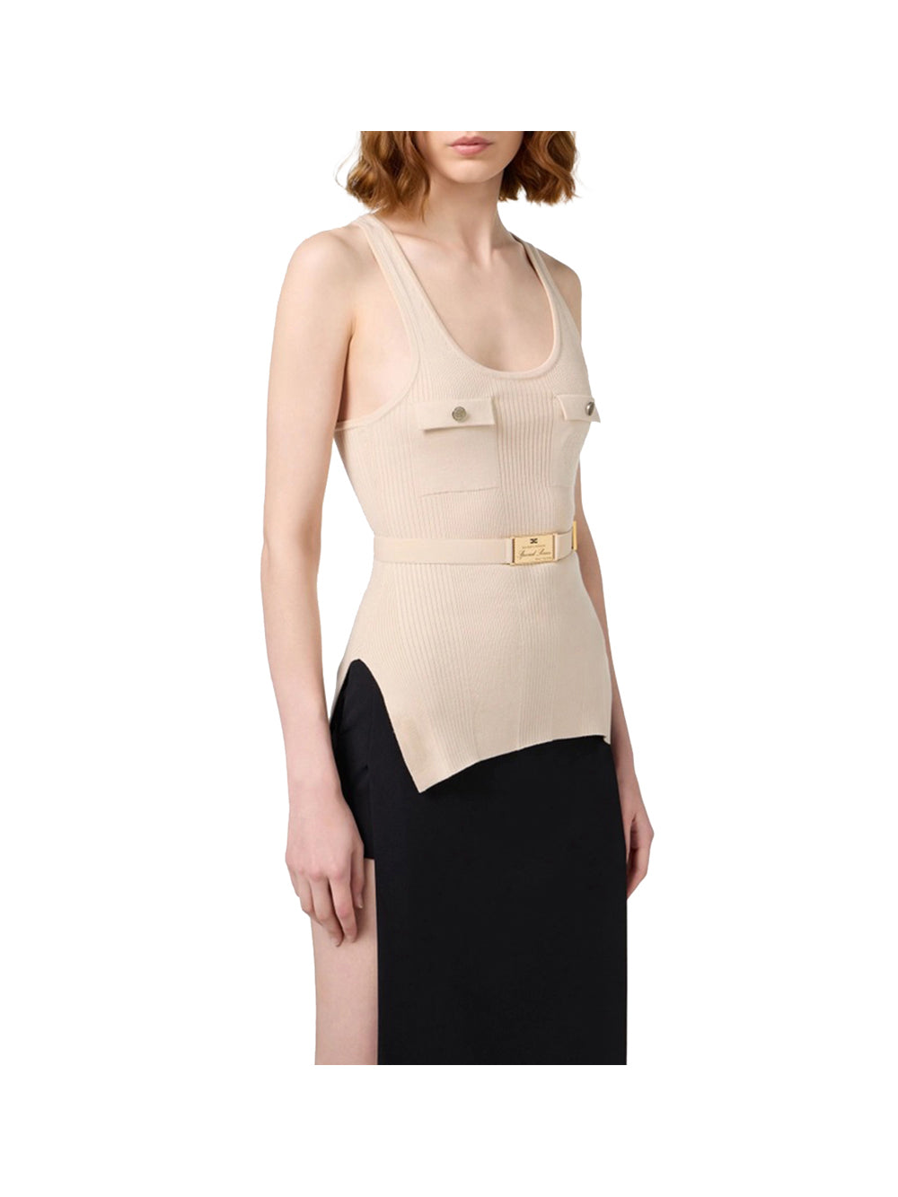 ELISABETTA FRANCHI 1USCITA Elisabetta Franchi Top Donna Beige Beige