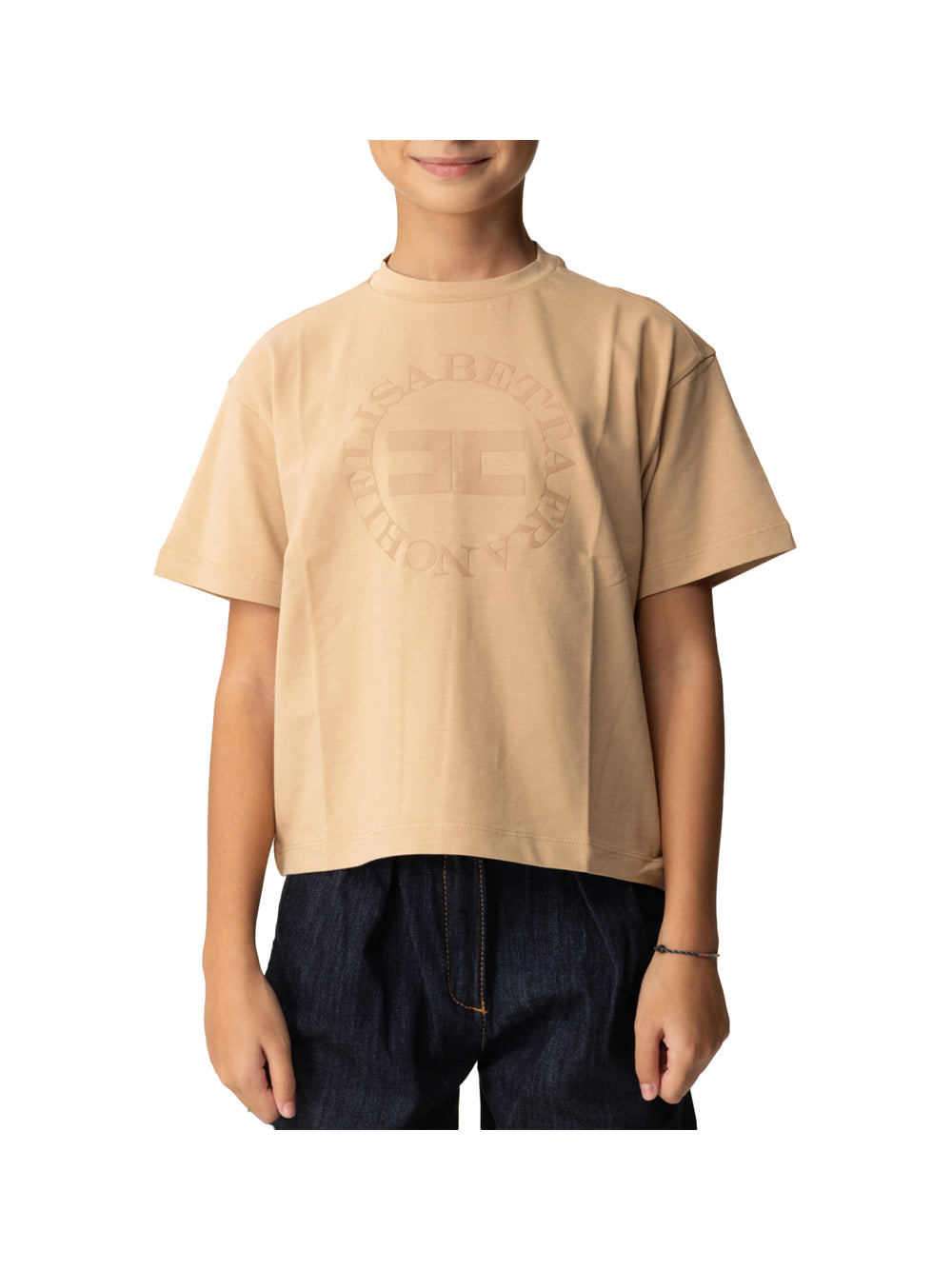 ELISABETTA FRANCHI Elisabetta Franchi T-Shirt Bambina Camel - Marrone CAMEL