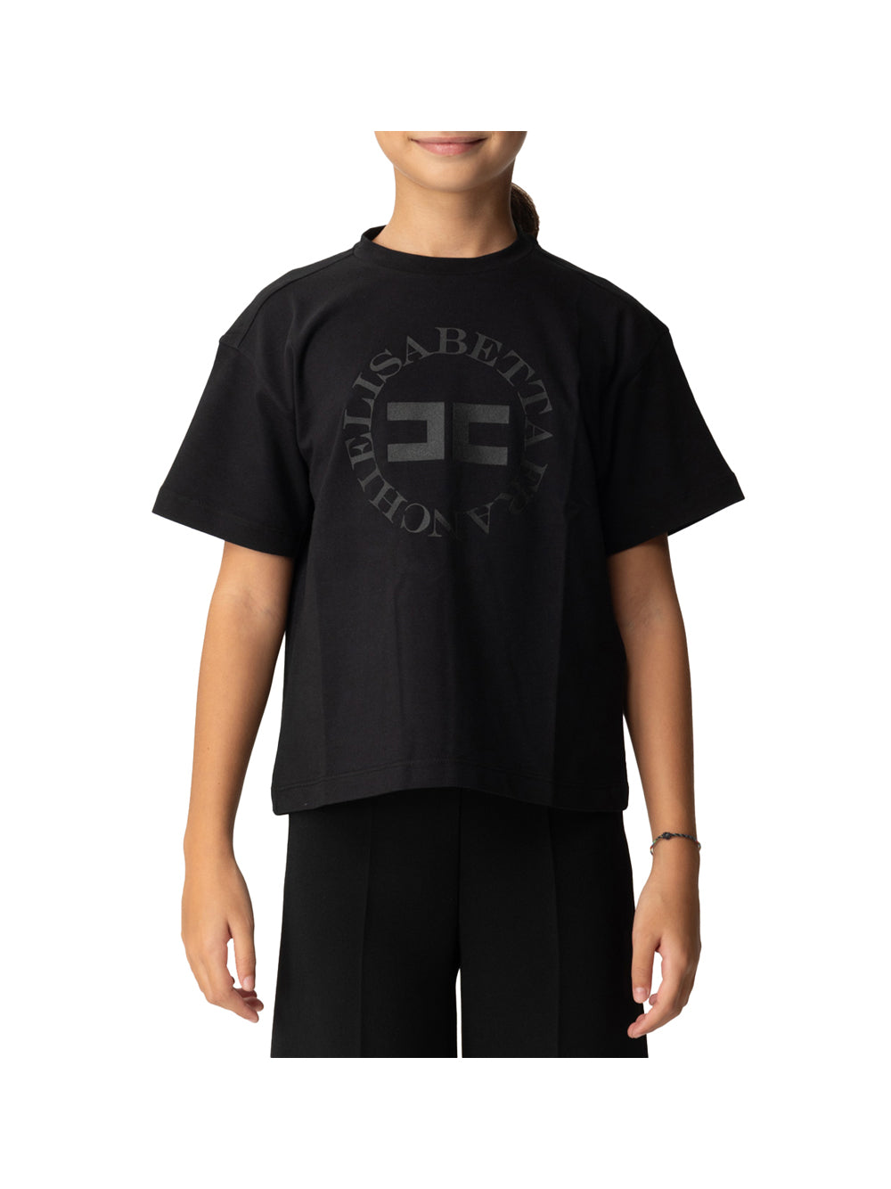 ELISABETTA FRANCHI Elisabetta Franchi T-Shirt Bambina Nero Nero