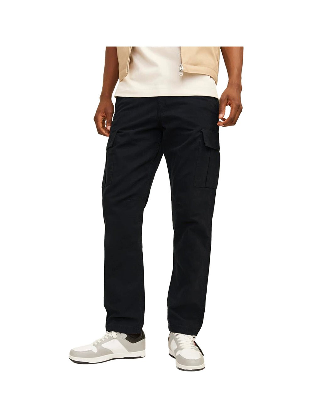 JACK&JONES STOCK Pantalone Nero Nero
