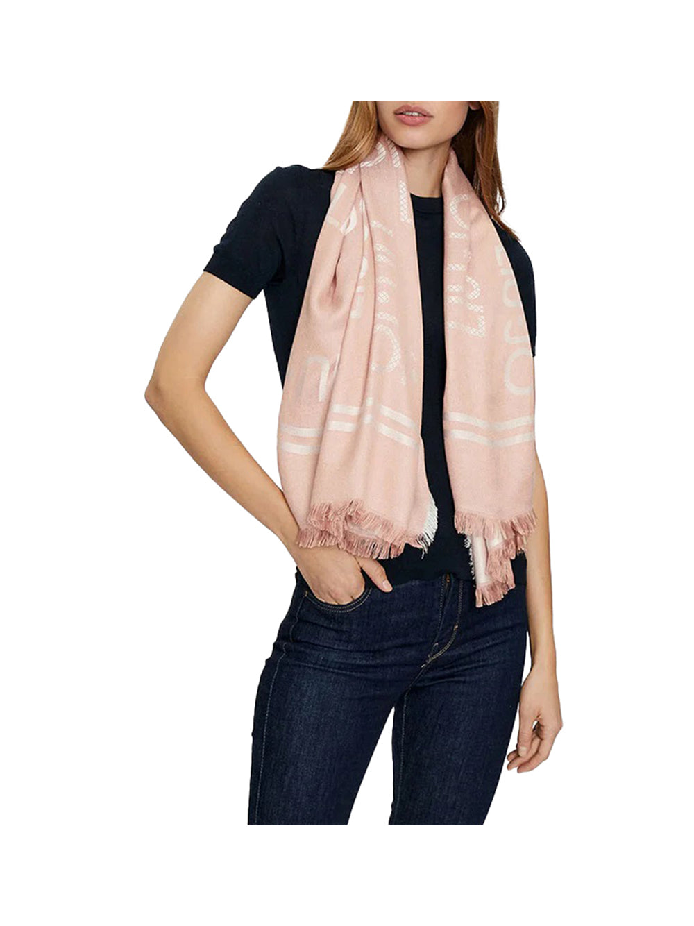 LIU JO SOFT1 Liu Jo Foulard Donna Bianco Bianco