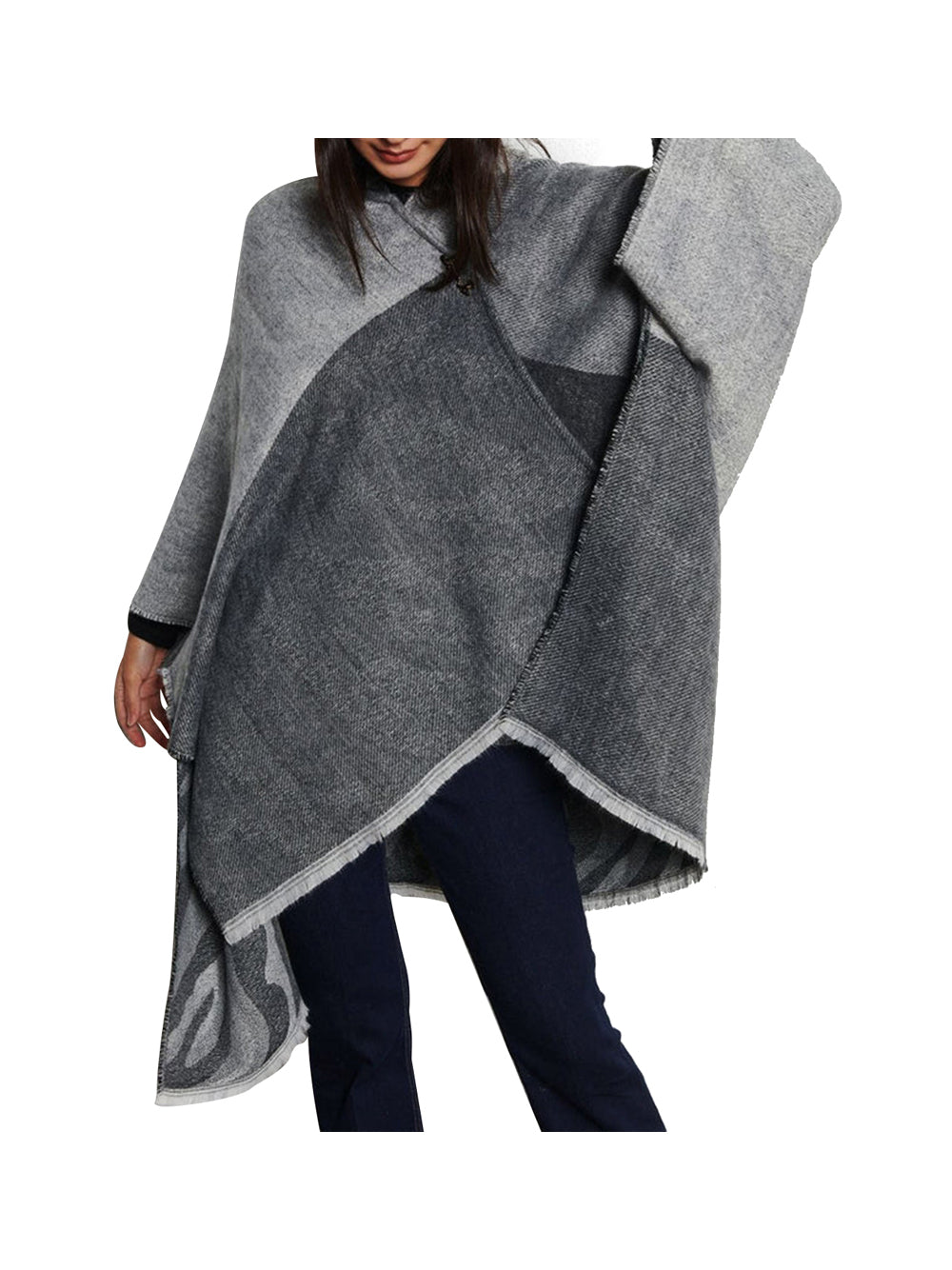 LIU JO SOFT1 Liu Jo Poncho Donna Nero Nero