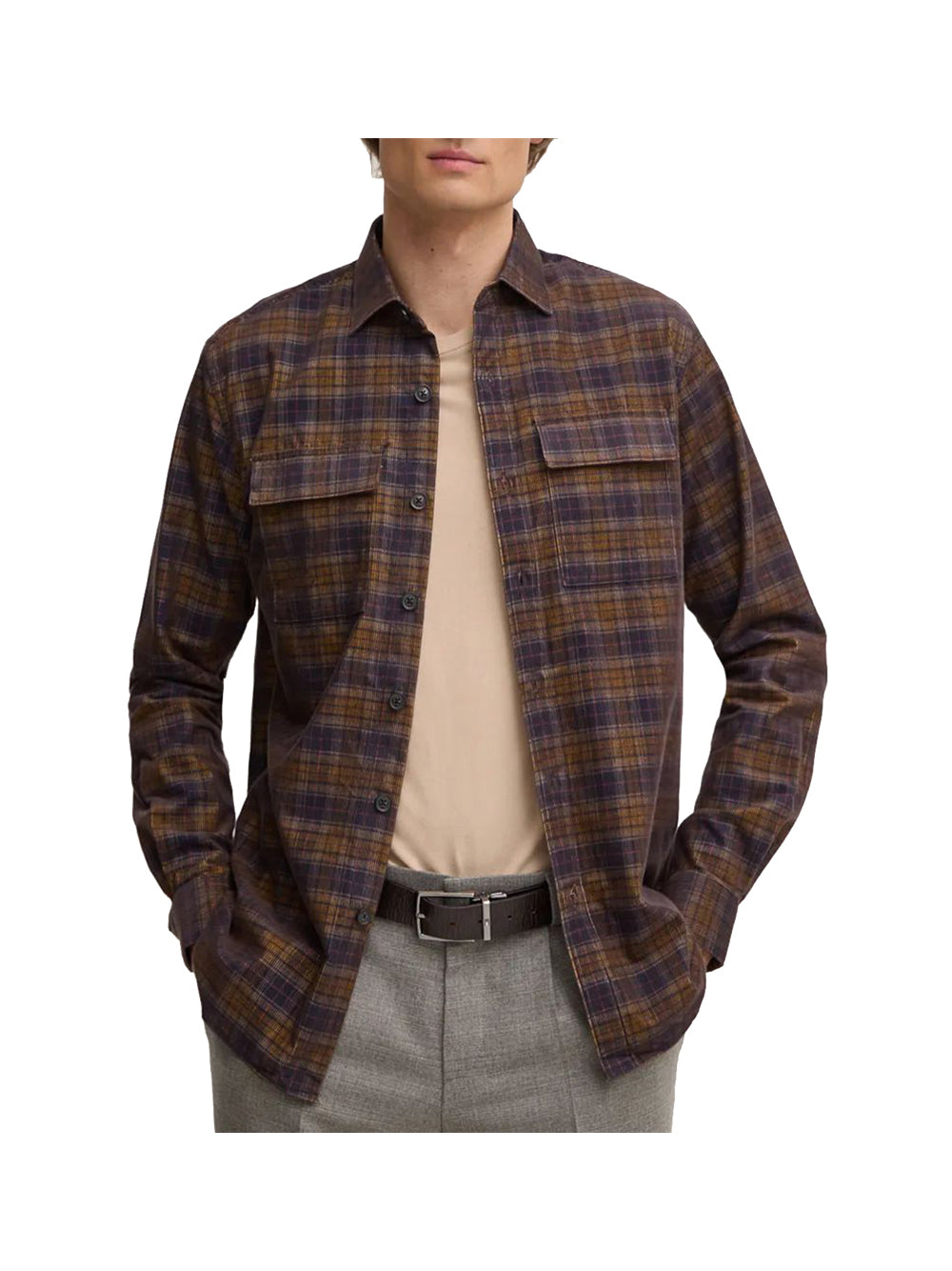 LIUJO JEANS UOMO Liu Jo Camicia Uomo Marrone Marrone