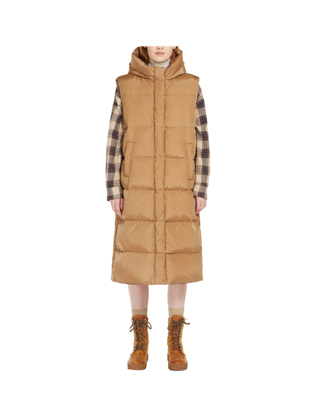 MAXMARA WEEKEND 2USCITA Max Mara Weekend Gilet Donna Cammello - Marrone Cammello