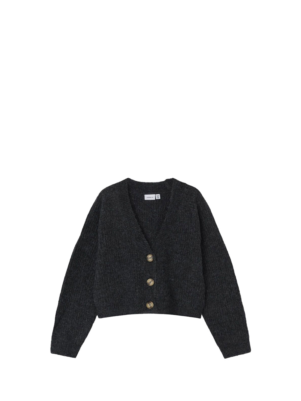 NAME IT NAME IT Cardigan Bambina Grigio Scuro - Grigio Grigio scuro
