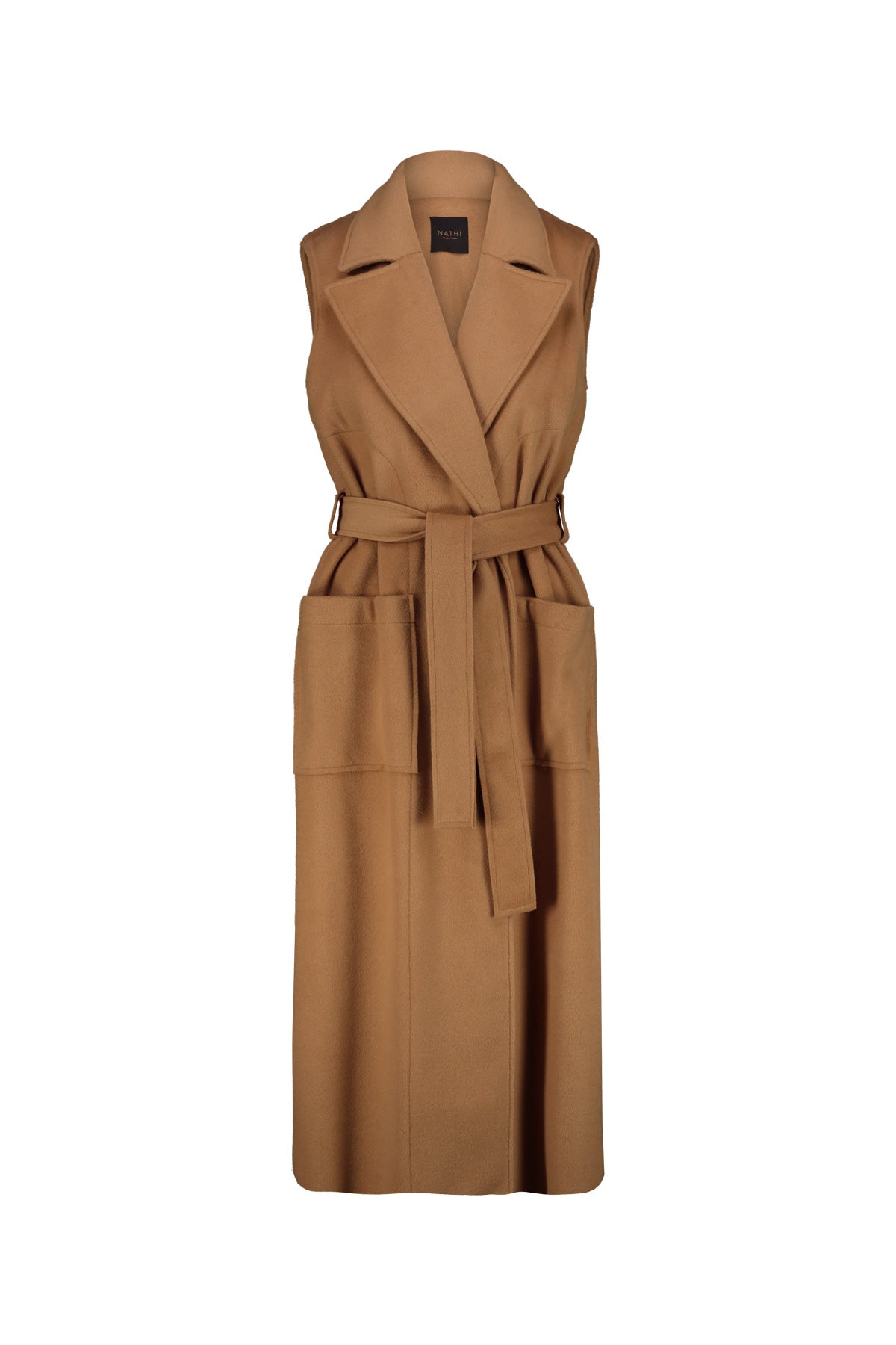 NATHI' LUXURY Nathi Luxury Gilet Donna Cammello - Marrone Cammello