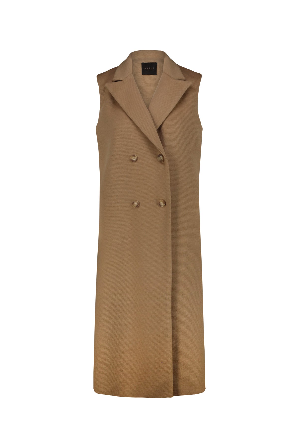 NATHI' LUXURY Nathi Luxury Gilet Donna Cammello - Marrone Cammello