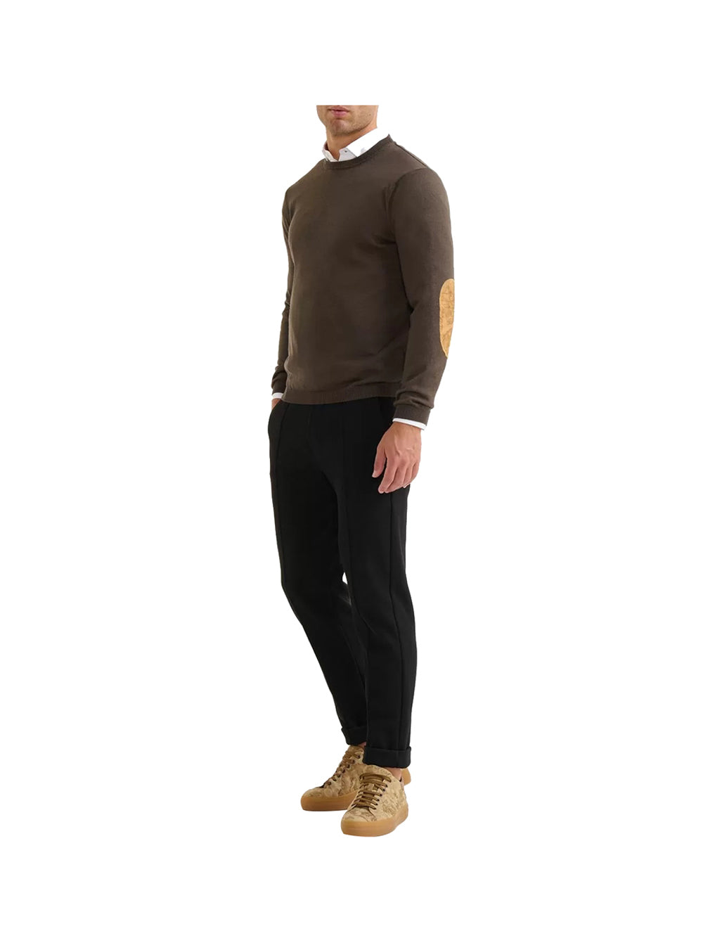 PRIMA CLASSE Alviero Martini Maglia Uomo Marrone Marrone