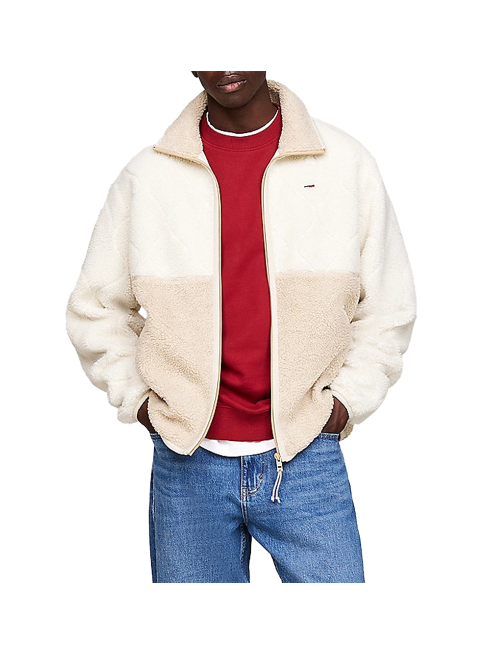 TOMMY JEANS 2USCITA Tommy Jeans Giubbotto Uomo Beige Beige