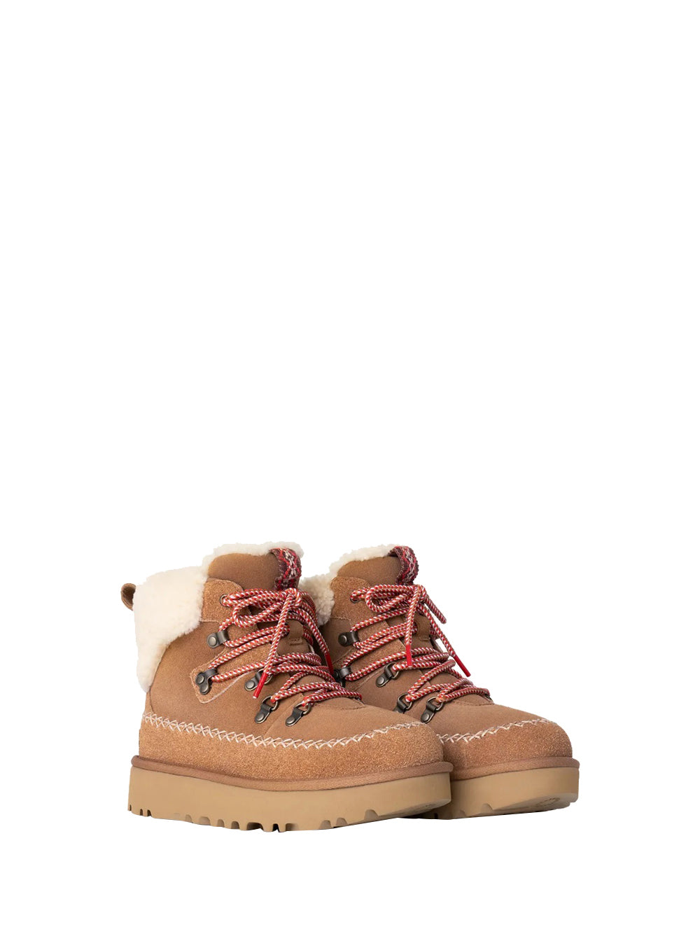 UGG Ugg Eskimo Boot Classic Alpine Lace-Up Donna Beige Beige