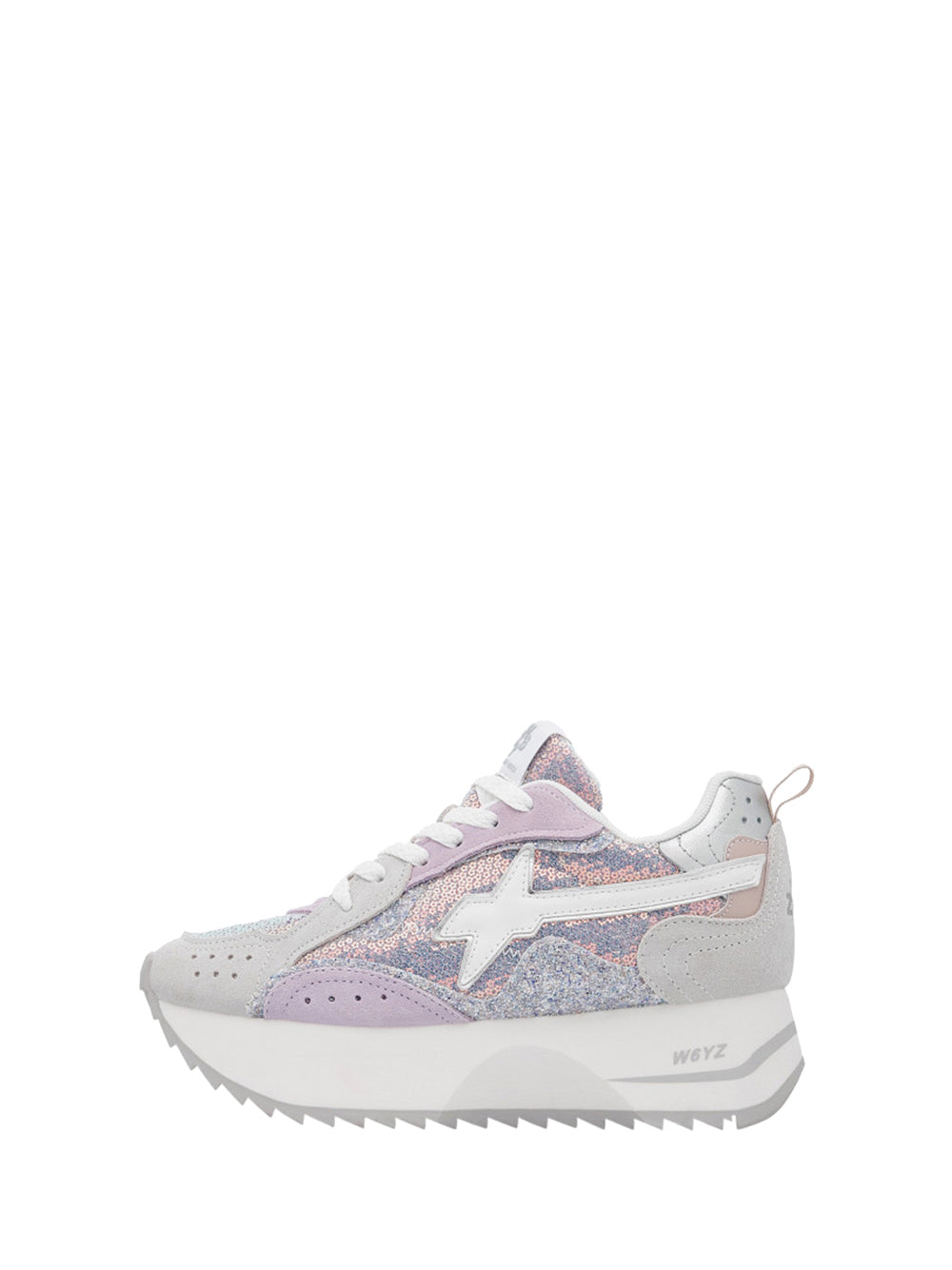 W6YZ STC W6yz Sneakers Donna Bianco/lilla - Multicolore Bianco/lilla