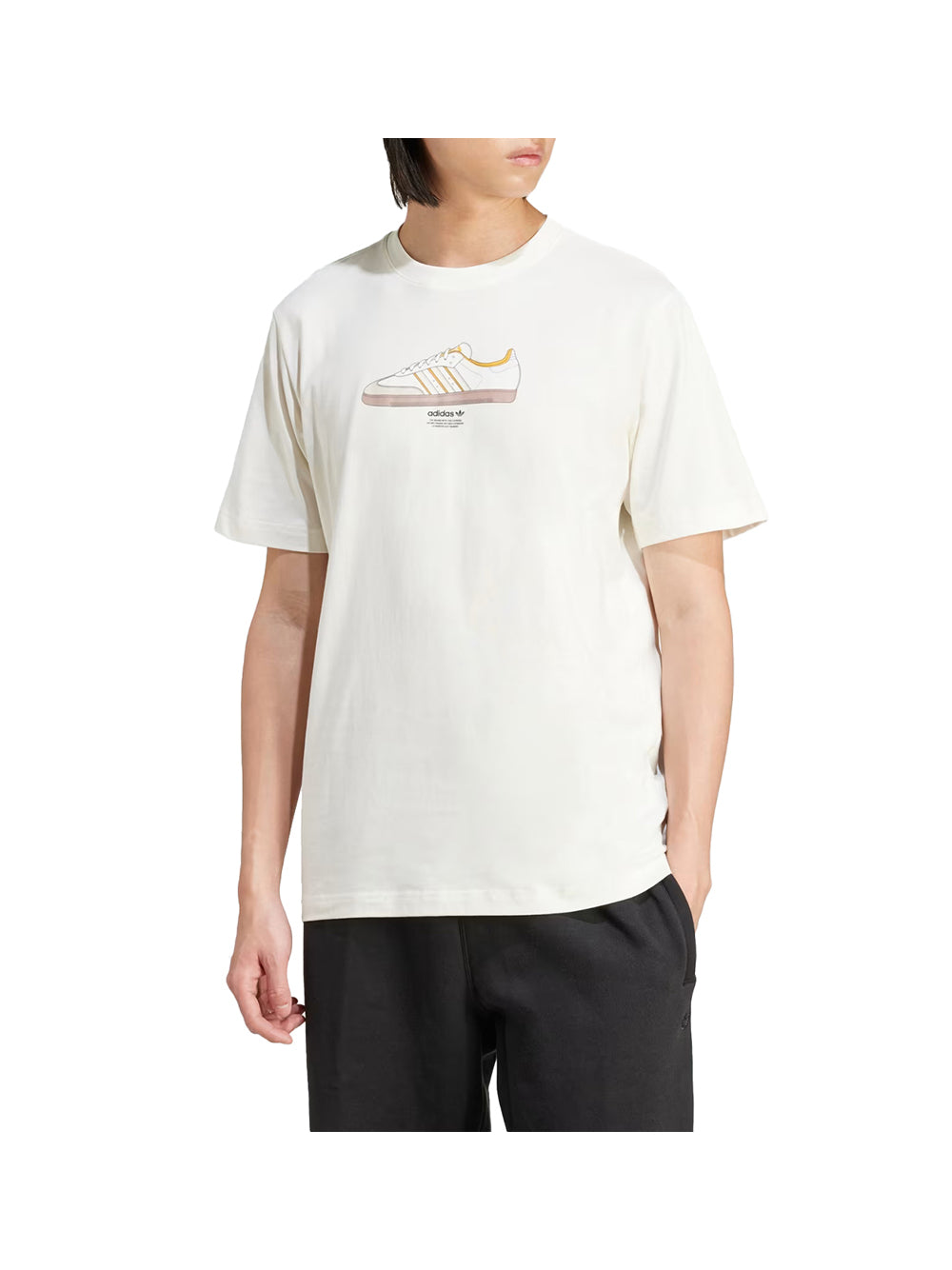 ADIDAS Adidas T-Shirt Uomo Bianco Bianco