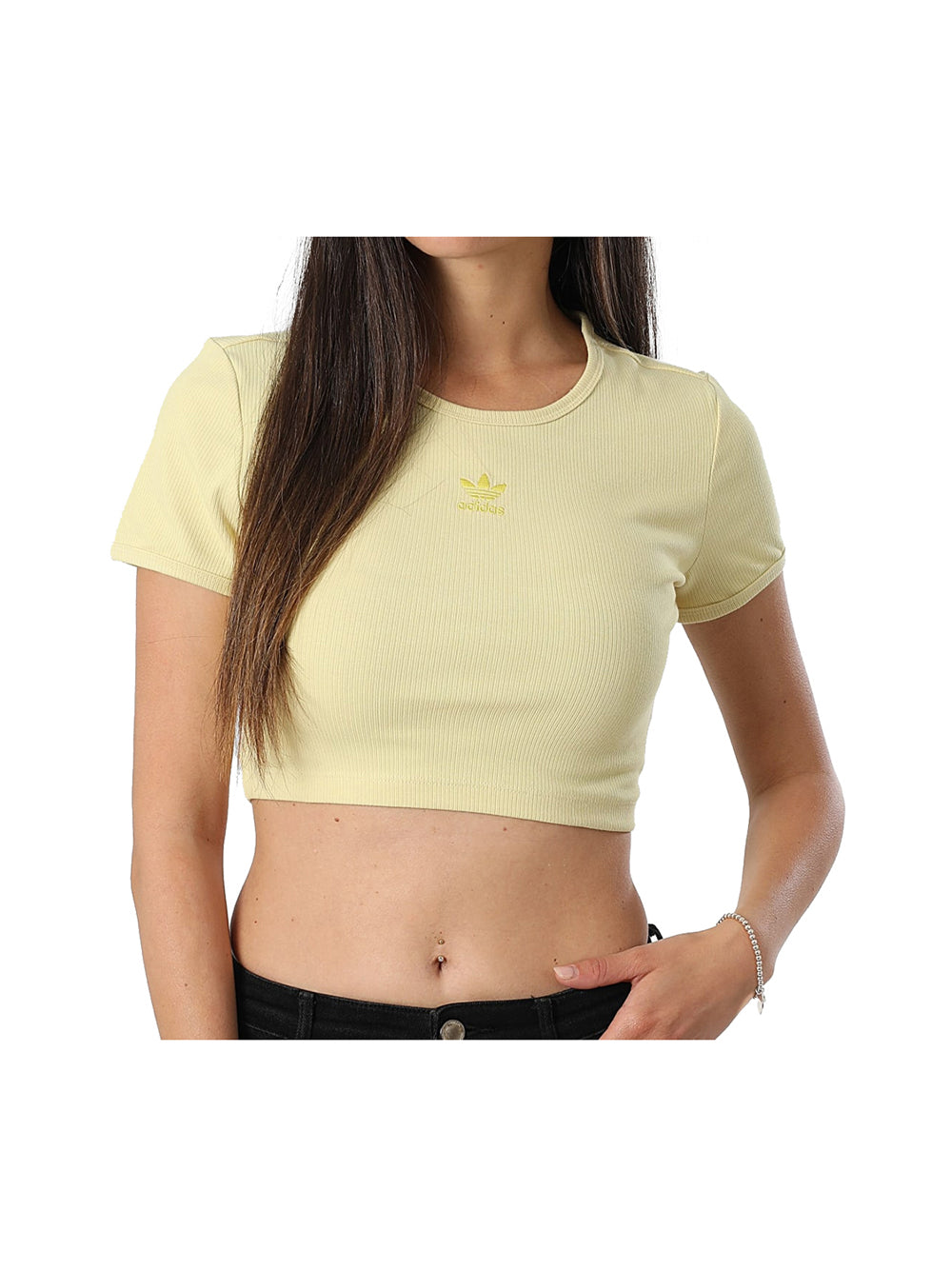 Only 1 uscita T-Shirt Basic Tinta Unita Salvia BLACK