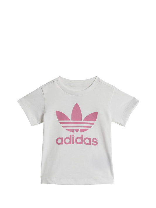 Adidas Coordinato Bambina Rosa/bianco - Multicolore