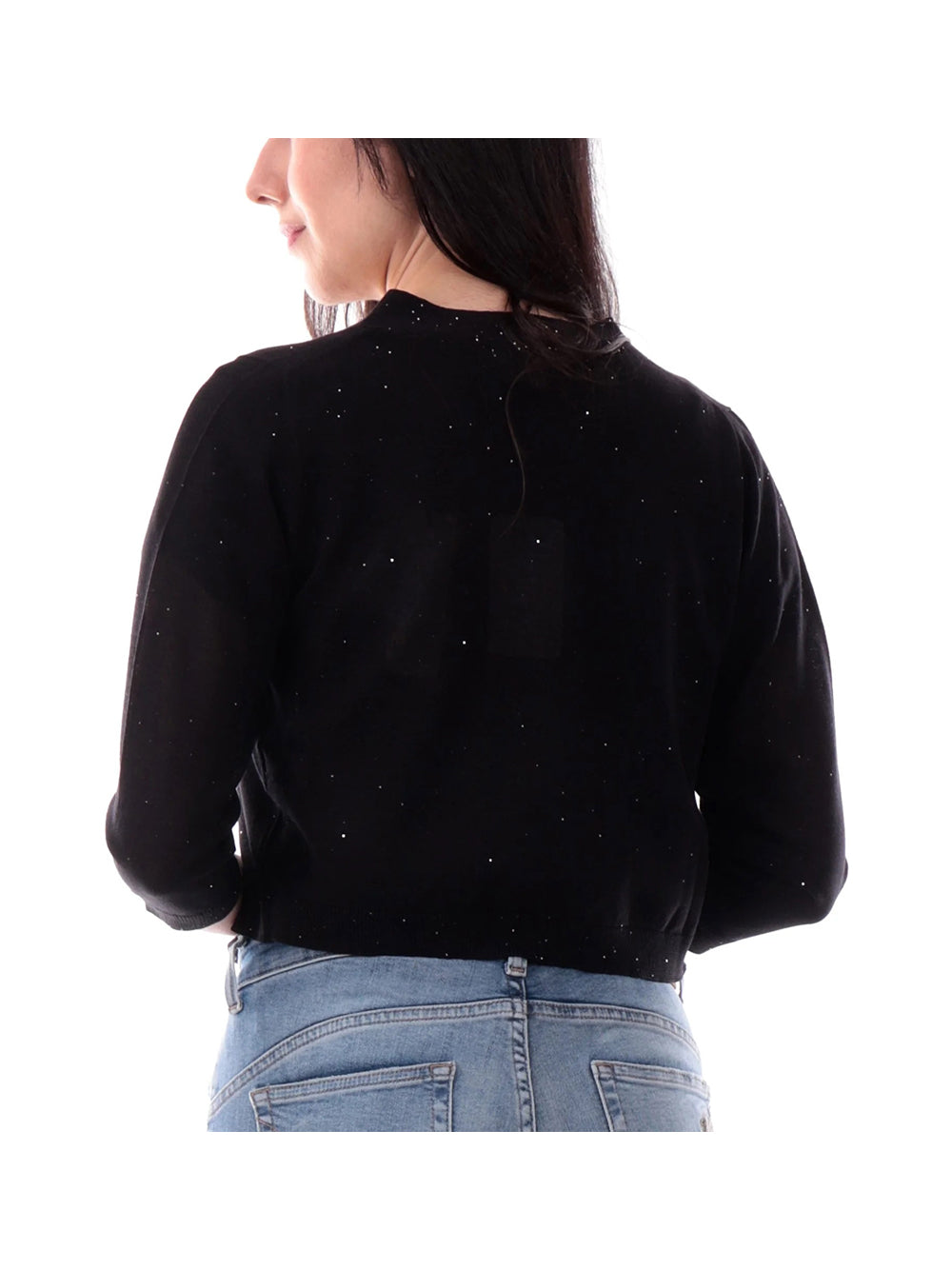 ANIS WHITE Anis White Coprispalla Donna Nero Nero