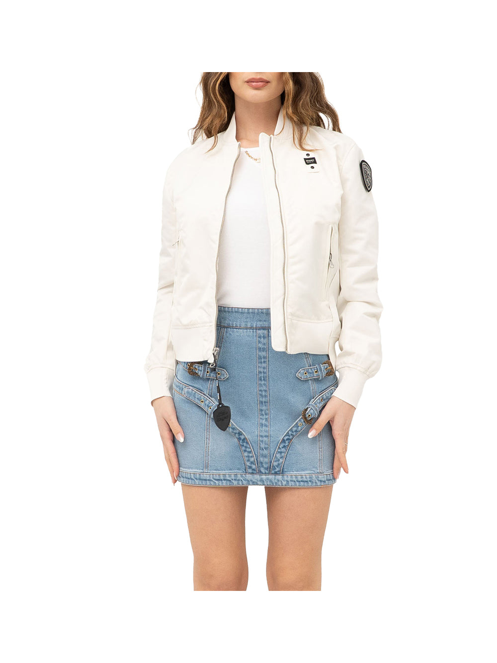 BLAUER Blauer Giubbotto Donna Bianco Neve - Bianco Bianco neve