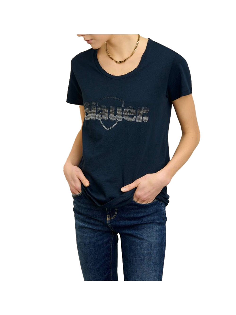 BLAUER Blauer T-Shirt Donna Blu Blu