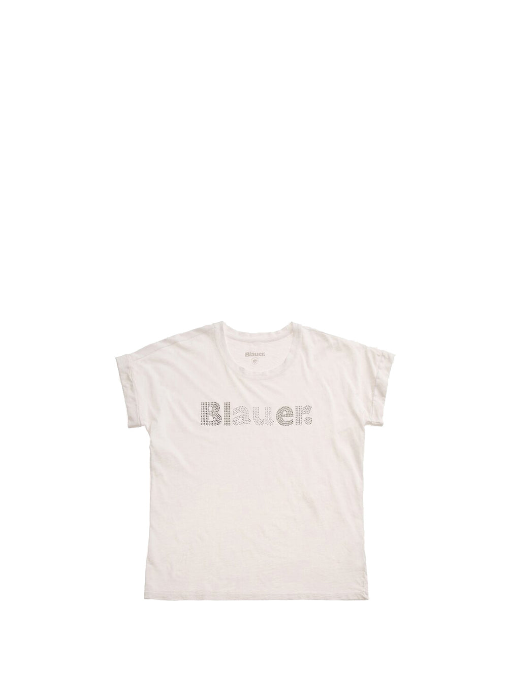 BLAUER Blauer T-Shirt Donna Bianco Neve - Bianco Bianco neve