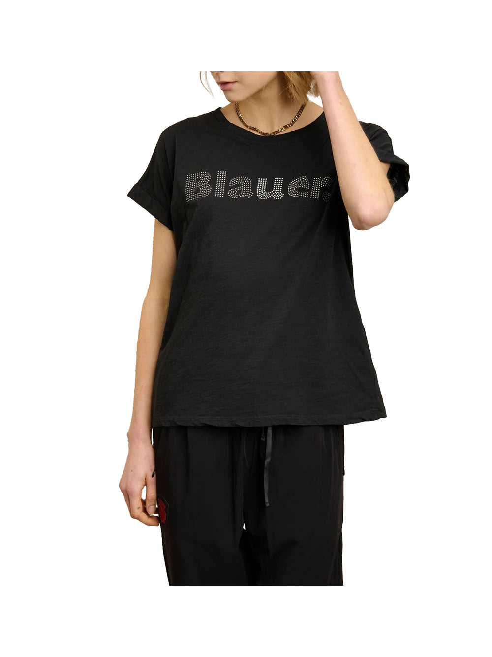 BLAUER Blauer T-Shirt Donna Nero Nero