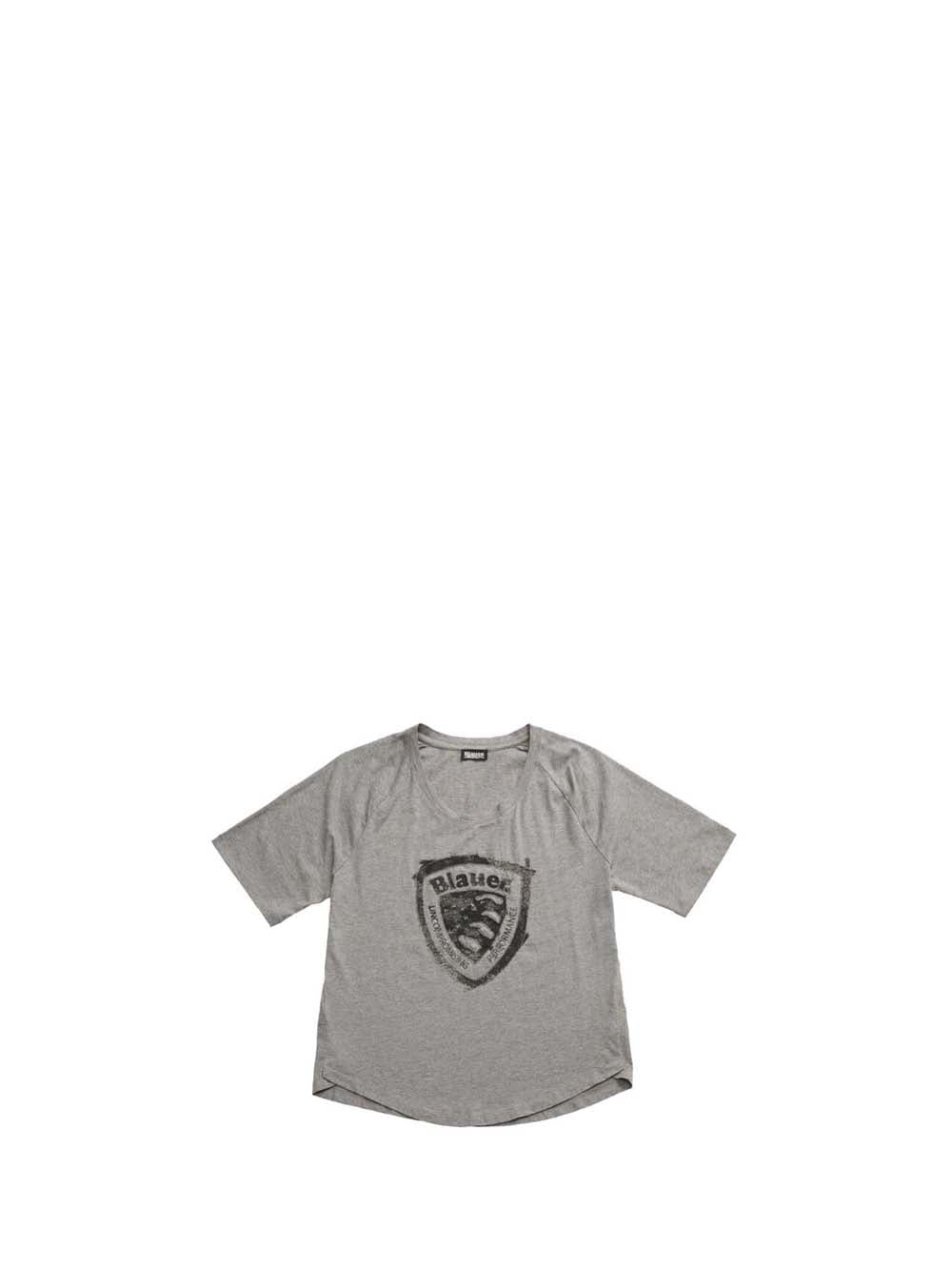 BLAUER Blauer T-Shirt Donna Grigio Grigio