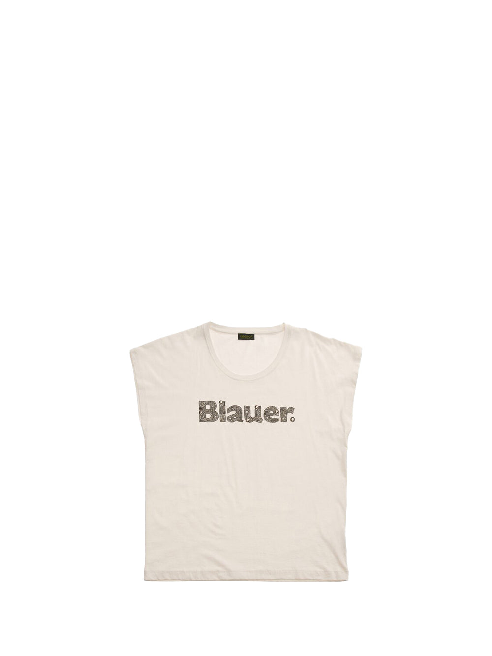 BLAUER Blauer T-Shirt Donna Bianco Neve - Bianco Bianco neve